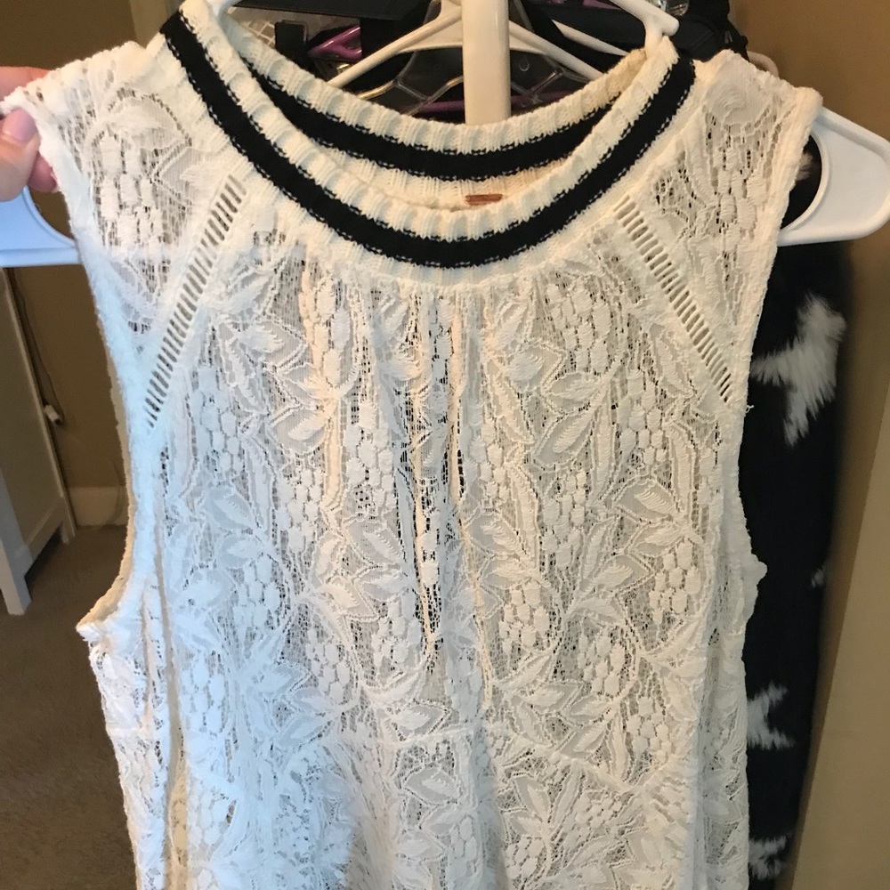 Free People Lace Tank